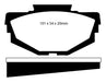 EBC Brakes DP2155 Greenstuff 2000 Series Sport Brake Pads - Truck Part Superstore