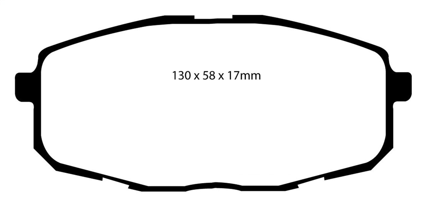 EBC Brakes DP21562 Greenstuff 2000 Series Sport Brake Pads - Truck Part Superstore