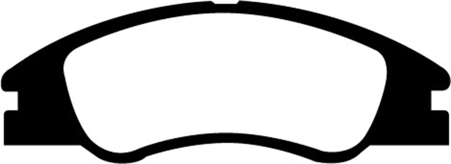 EBC Brakes DP21568 Greenstuff 2000 Series Sport Brake Pads; FMSI Pad No. D1074; - Truck Part Superstore