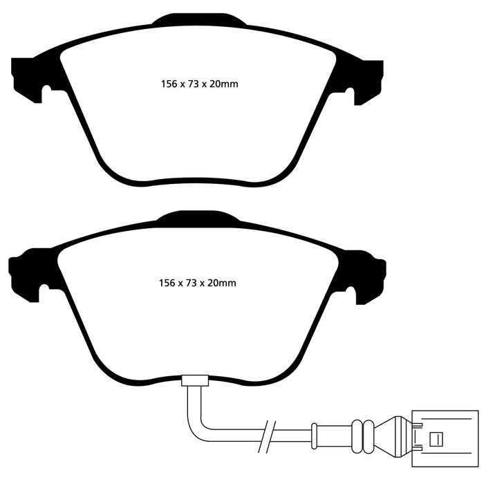EBC Brakes DP21594 Greenstuff 2000 Series Sport Brake Pads - Truck Part Superstore