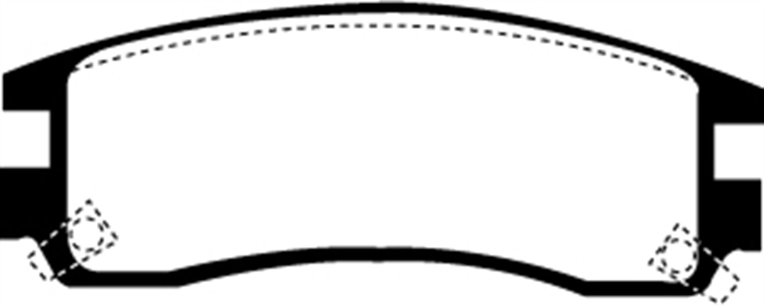 EBC Brakes DP21609 Greenstuff 2000 Series Sport Brake Pads; FMSI Pad No. D508; - Truck Part Superstore