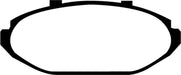 EBC Brakes DP21615 Greenstuff 2000 Series Sport Brake Pads; FMSI Pad No. D748; - Truck Part Superstore