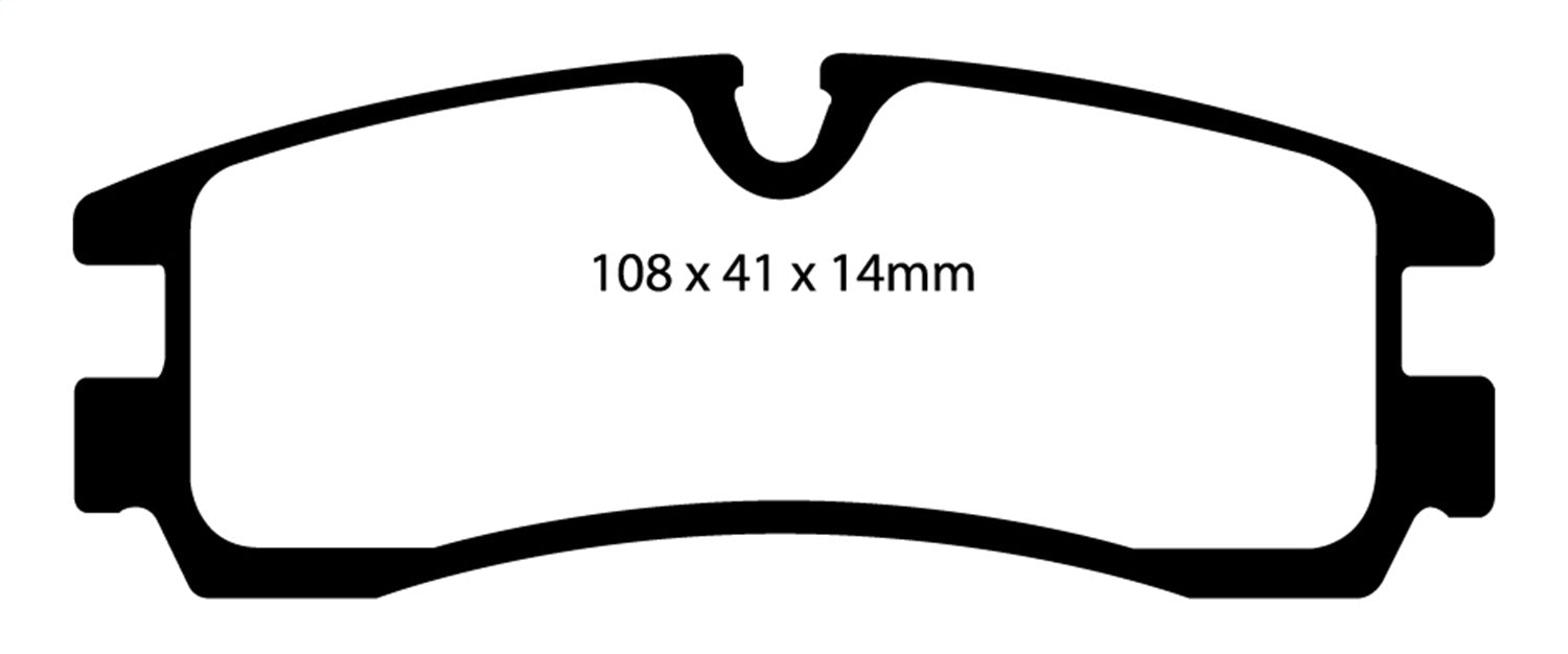EBC Brakes DP21621 Greenstuff 2000 Series Sport Brake Pads; - Truck Part Superstore
