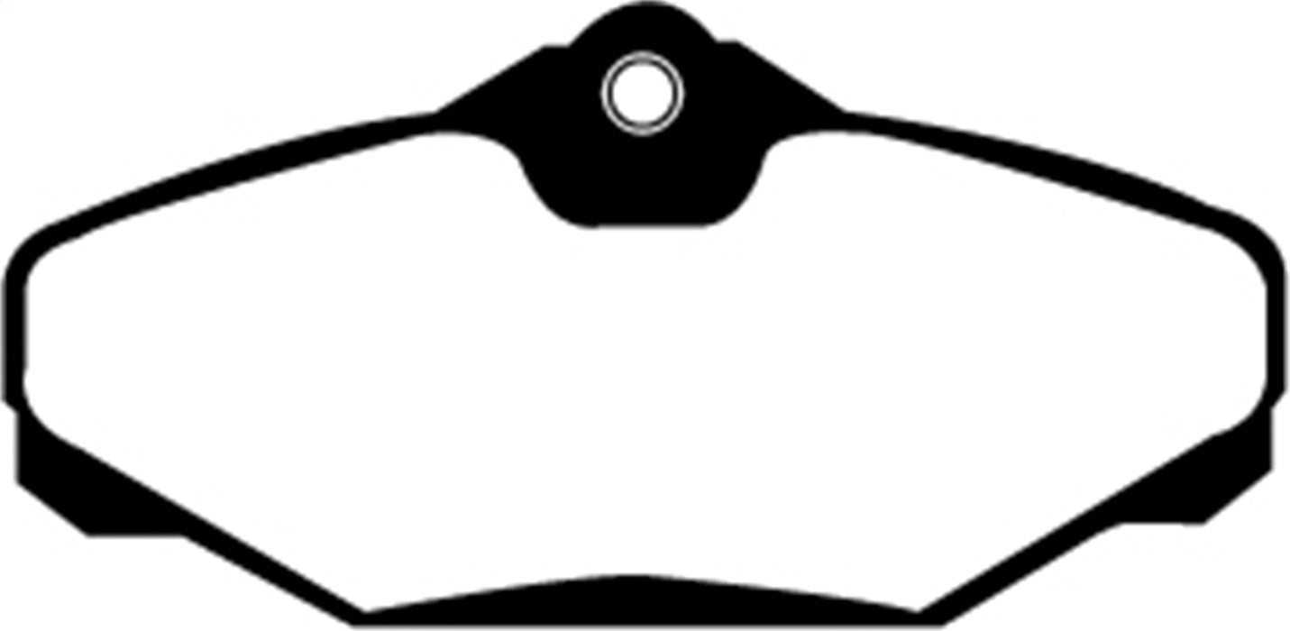 EBC Brakes DP21624 Greenstuff 2000 Series Sport Brake Pads; FMSI Pad No. D610; - Truck Part Superstore