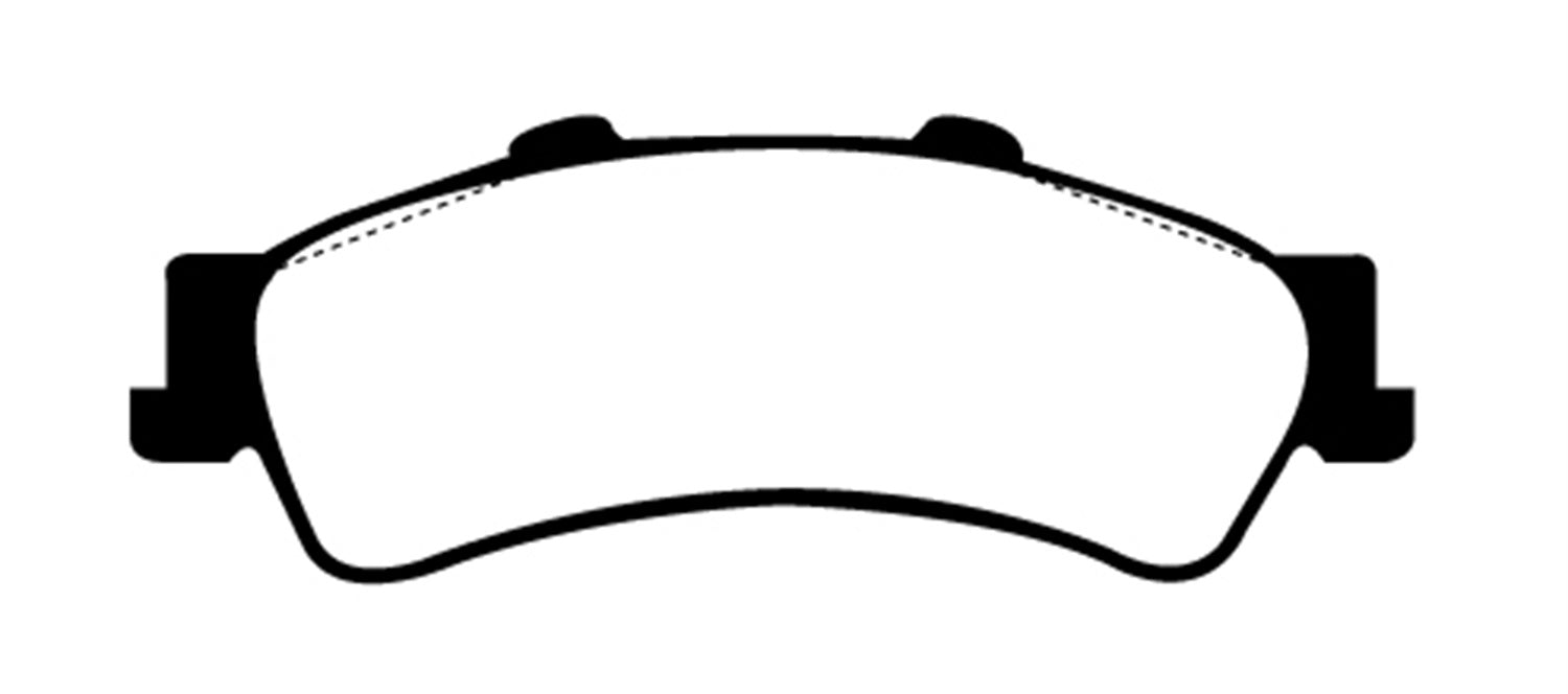 EBC Brakes DP21630 Greenstuff 2000 Series Sport Brake Pads; FMSI Pad No. D792; - Truck Part Superstore