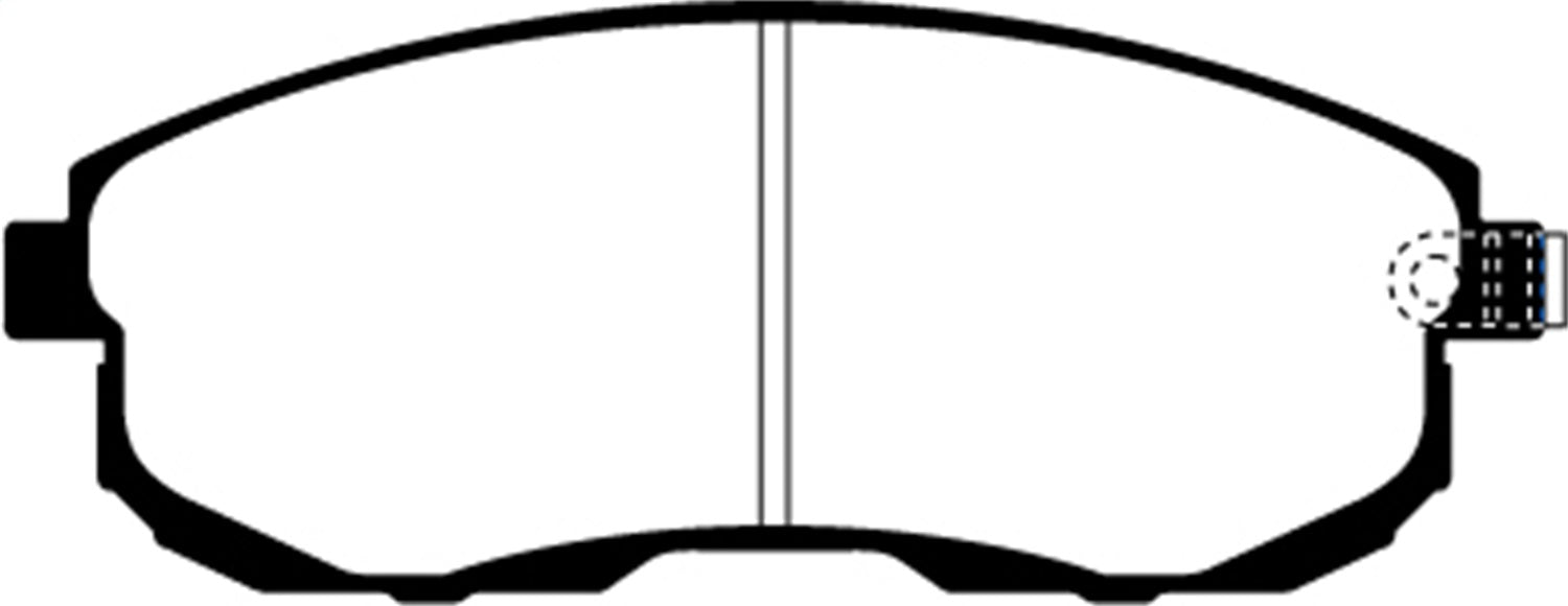 EBC Brakes DP21636 Greenstuff 2000 Series Sport Brake Pads - Truck Part Superstore