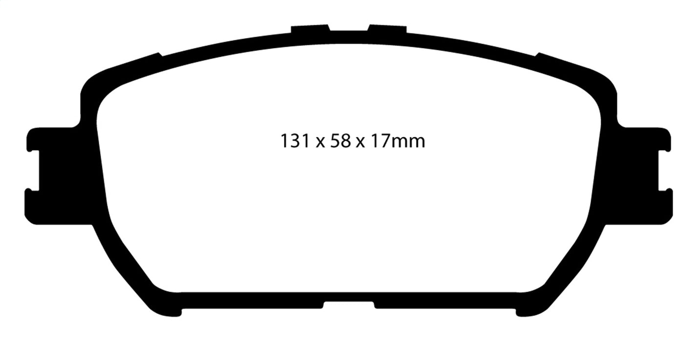 EBC Brakes DP21642 Greenstuff 2000 Series Sport Brake Pads - Truck Part Superstore