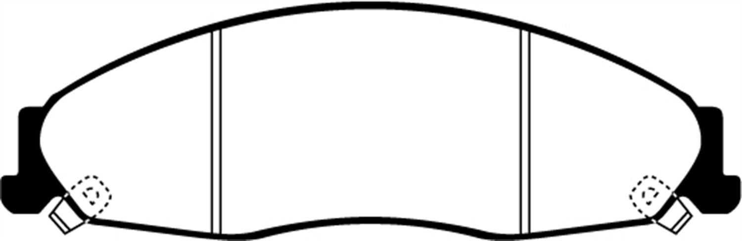 EBC Brakes DP21645 Greenstuff 2000 Series Sport Brake Pads - Truck Part Superstore