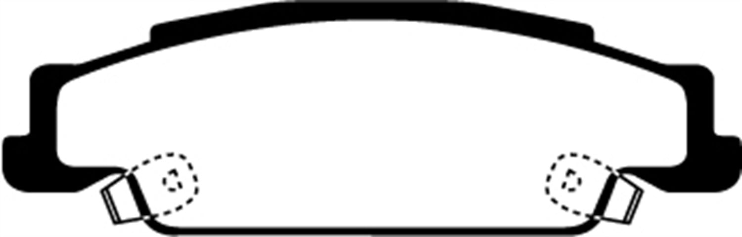EBC Brakes DP21646 Greenstuff 2000 Series Sport Brake Pads - Truck Part Superstore