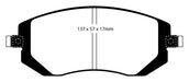 EBC Brakes DP21661 Greenstuff 2000 Series Sport Brake Pads - Truck Part Superstore