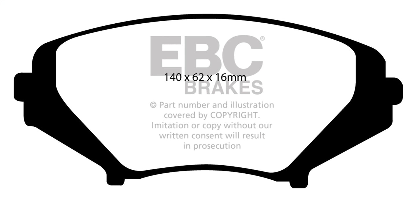 EBC Brakes DP21665 Greenstuff 2000 Series Sport Brake Pads - Truck Part Superstore