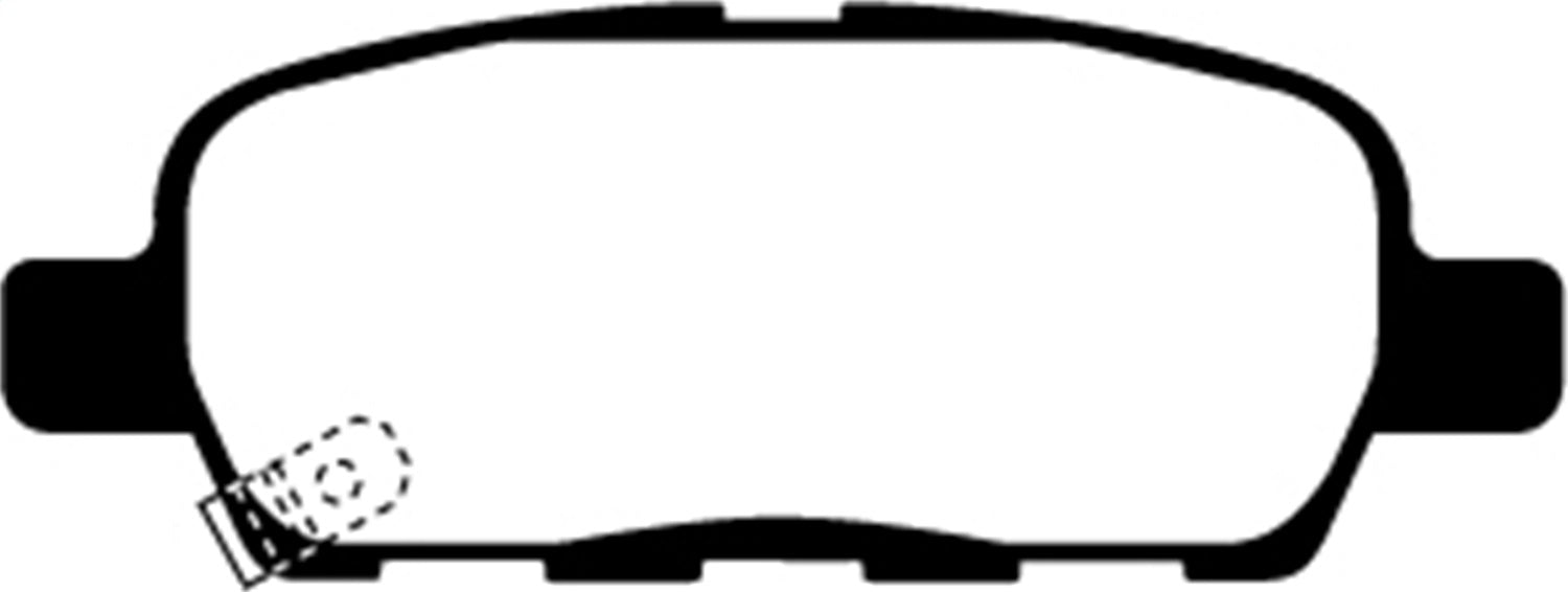 EBC Brakes DP21666 Greenstuff 2000 Series Sport Brake Pads - Truck Part Superstore
