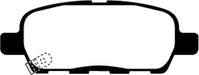 EBC Brakes DP21666 Greenstuff 2000 Series Sport Brake Pads - Truck Part Superstore