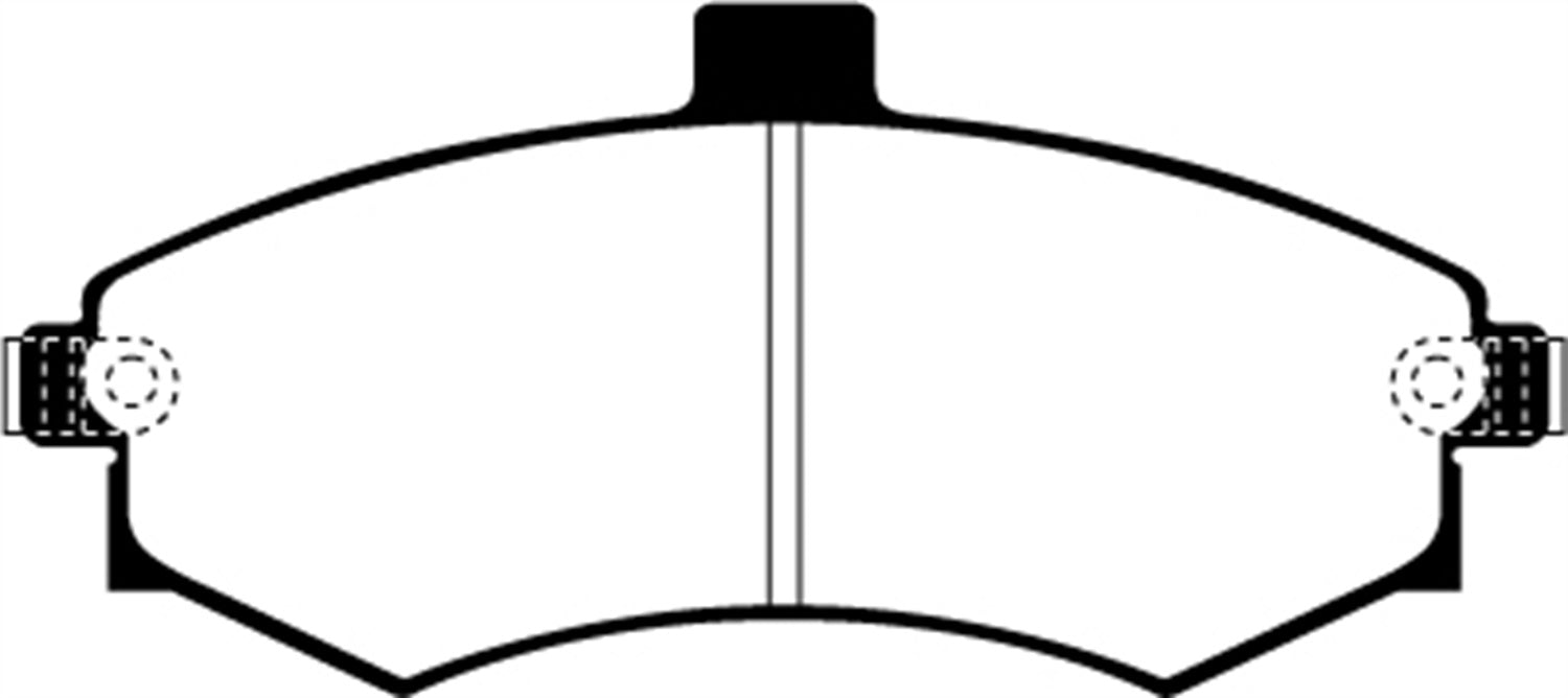 EBC Brakes DP21670 Greenstuff 2000 Series Sport Brake Pads - Truck Part Superstore