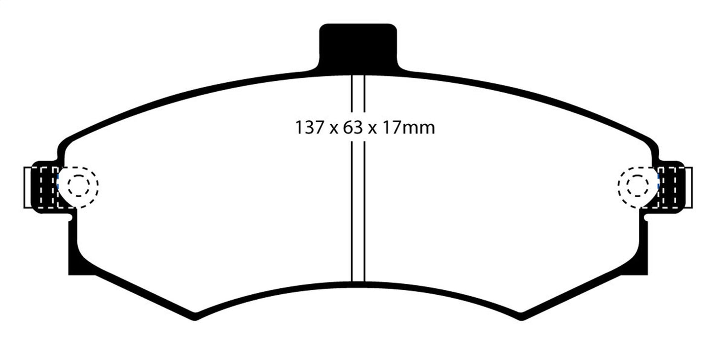 EBC Brakes DP21670 Greenstuff 2000 Series Sport Brake Pads - Truck Part Superstore