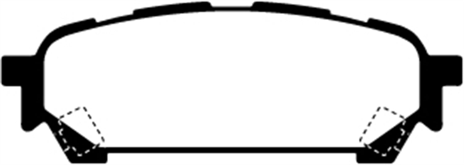 EBC Brakes DP21687 Greenstuff 2000 Series Sport Brake Pads - Truck Part Superstore