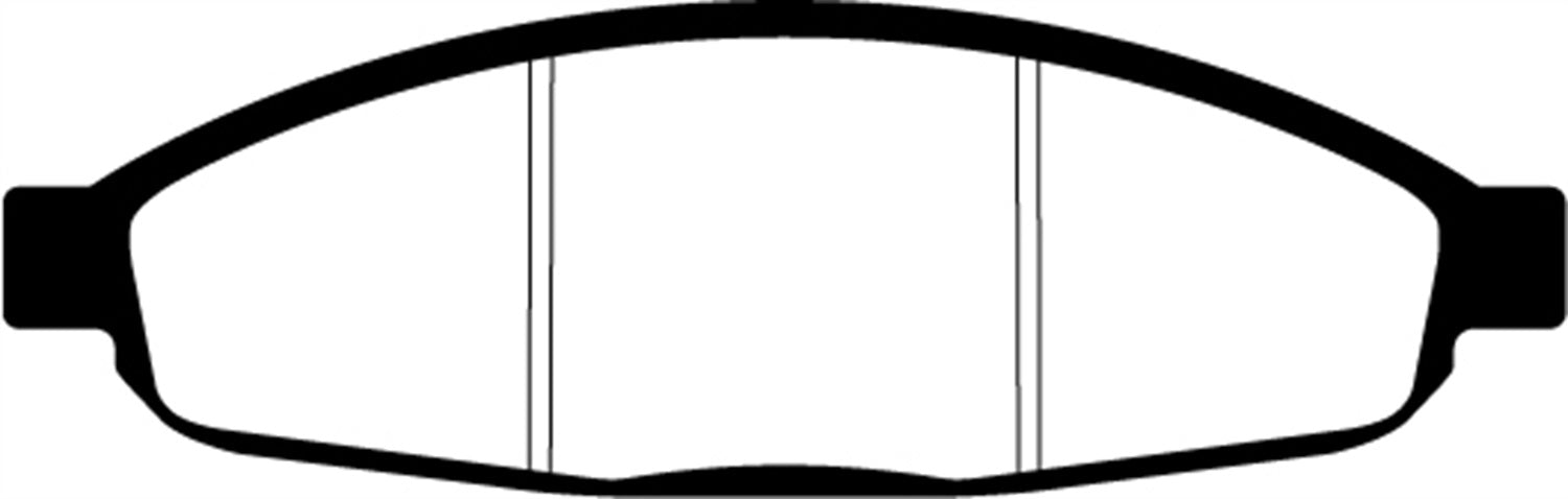 EBC Brakes DP21688 Greenstuff 2000 Series Sport Brake Pads - Truck Part Superstore