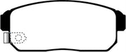 EBC Brakes DP21691 Greenstuff 2000 Series Sport Brake Pads - Truck Part Superstore