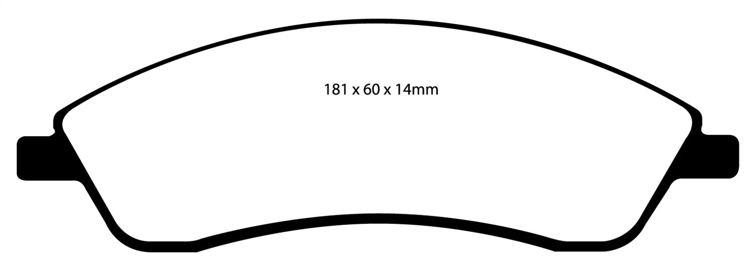 EBC Brakes DP21692 Greenstuff 2000 Series Sport Brake Pads - Truck Part Superstore