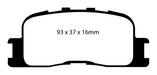 EBC Brakes DP21716 Greenstuff 2000 Series Sport Brake Pads - Truck Part Superstore