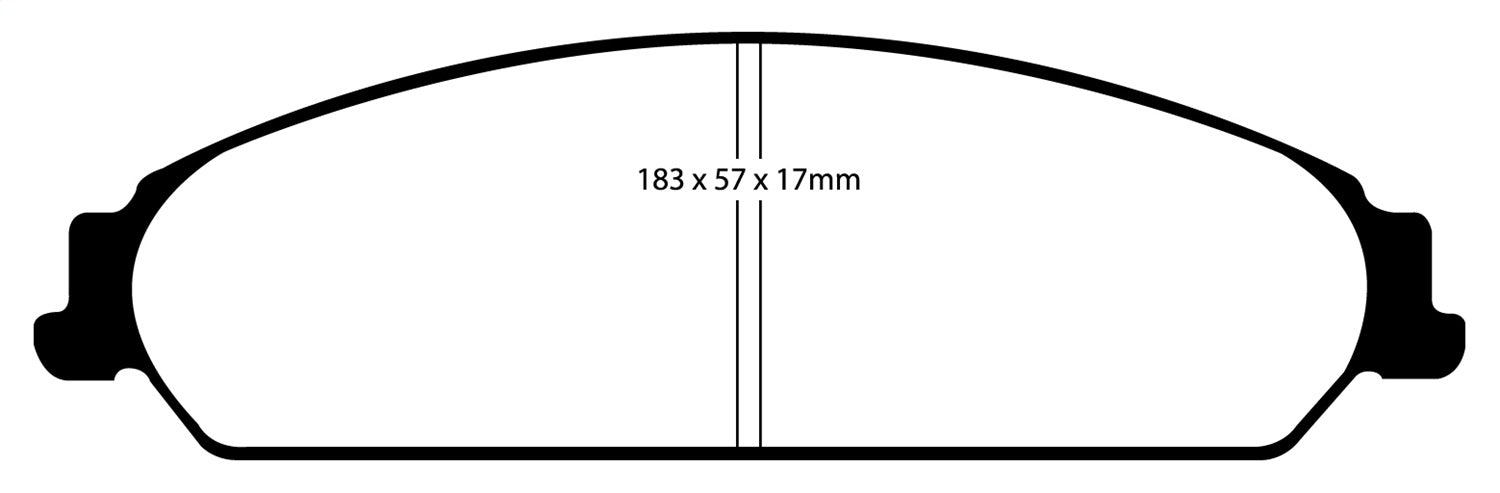 EBC Brakes DP21724 Greenstuff 2000 Series Sport Brake Pads - Truck Part Superstore