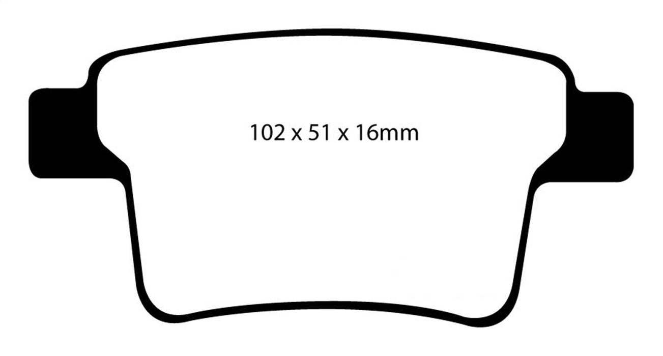 EBC Brakes DP21731 Greenstuff 2000 Series Sport Brake Pads - Truck Part Superstore
