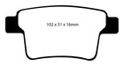 EBC Brakes DP21731 Greenstuff 2000 Series Sport Brake Pads - Truck Part Superstore