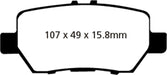 EBC Brakes DP21736 Greenstuff 2000 Series Sport Brake Pads - Truck Part Superstore