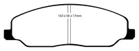 EBC Brakes DP21740 Greenstuff 2000 Series Sport Brake Pads - Truck Part Superstore