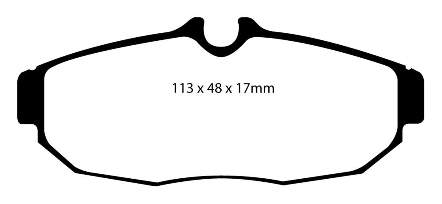 EBC Brakes DP21741 Greenstuff 2000 Series Sport Brake Pads - Truck Part Superstore