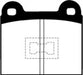 EBC Brakes DP2174 Greenstuff 2000 Series Sport Brake Pads; FMSI Pad No. D096; - Truck Part Superstore