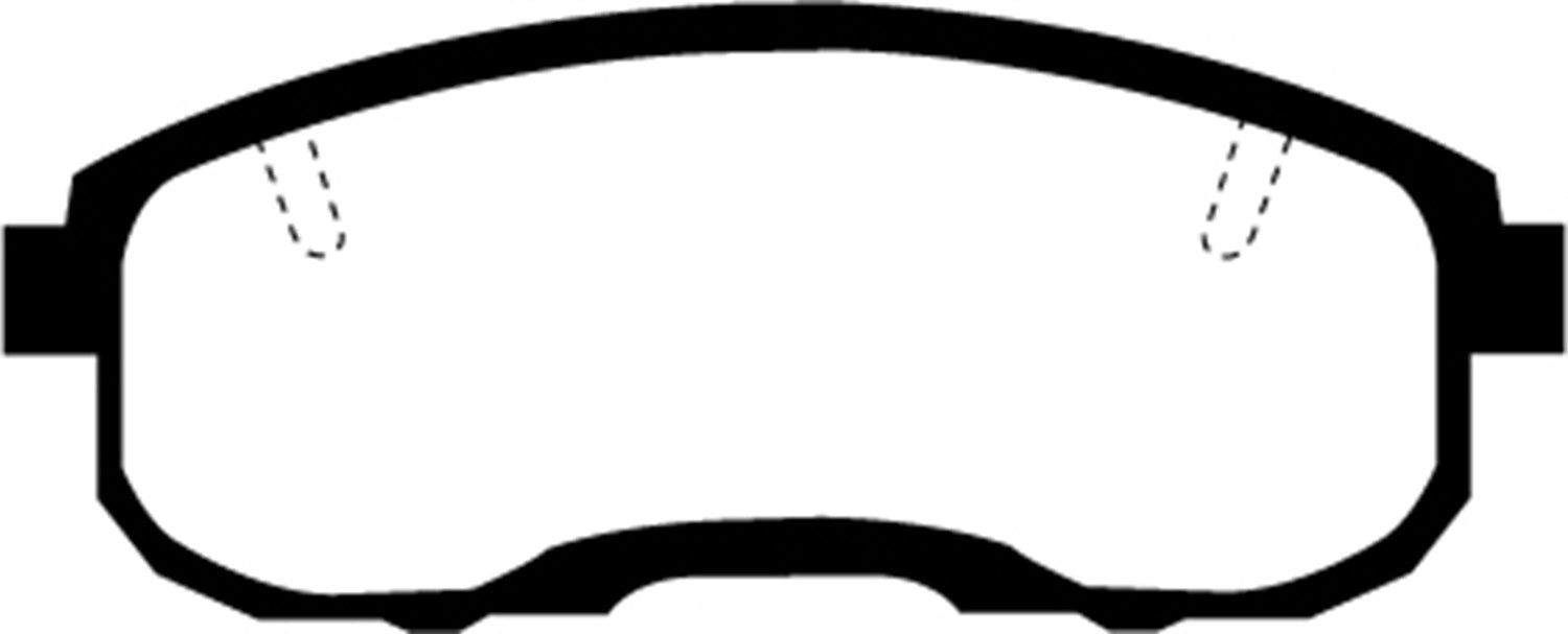 EBC Brakes DP21752 Greenstuff 2000 Series Sport Brake Pads - Truck Part Superstore