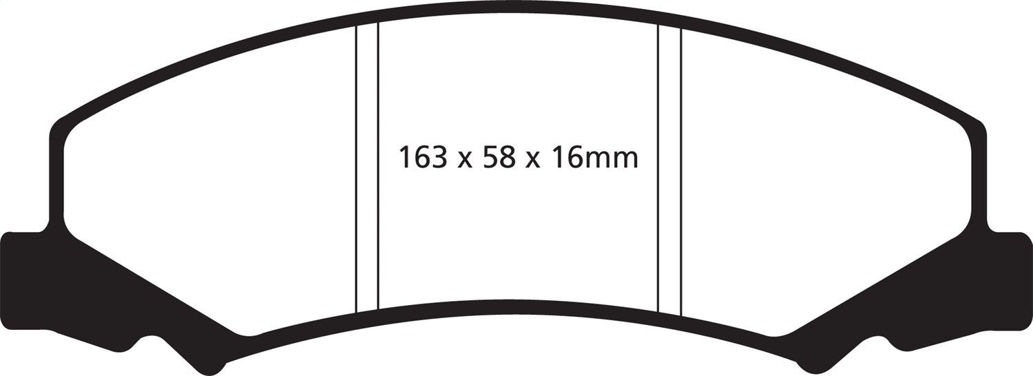 EBC Brakes DP21762 Greenstuff 2000 Series Sport Brake Pads - Truck Part Superstore