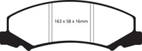 EBC Brakes DP21762 Greenstuff 2000 Series Sport Brake Pads - Truck Part Superstore