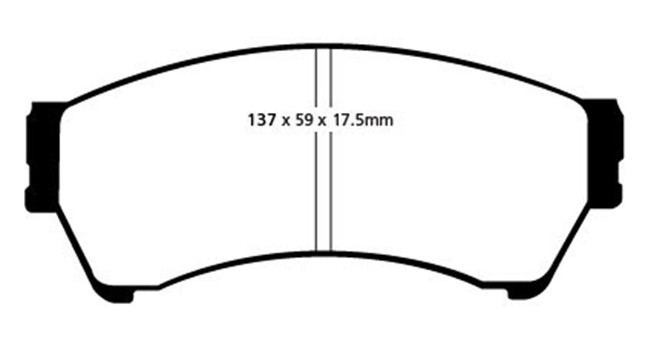 EBC Brakes DP21765 Greenstuff 2000 Series Sport Brake Pads - Truck Part Superstore