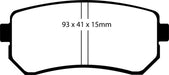 EBC Brakes DP21769 Greenstuff 2000 Series Sport Brake Pads - Truck Part Superstore