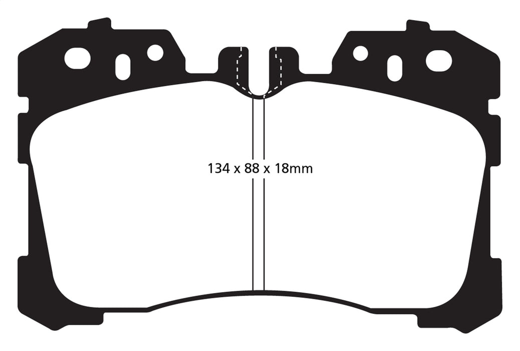 EBC Brakes DP21811 Greenstuff 2000 Series Sport Brake Pads - Truck Part Superstore
