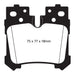 EBC Brakes DP21812 Greenstuff 2000 Series Sport Brake Pads - Truck Part Superstore