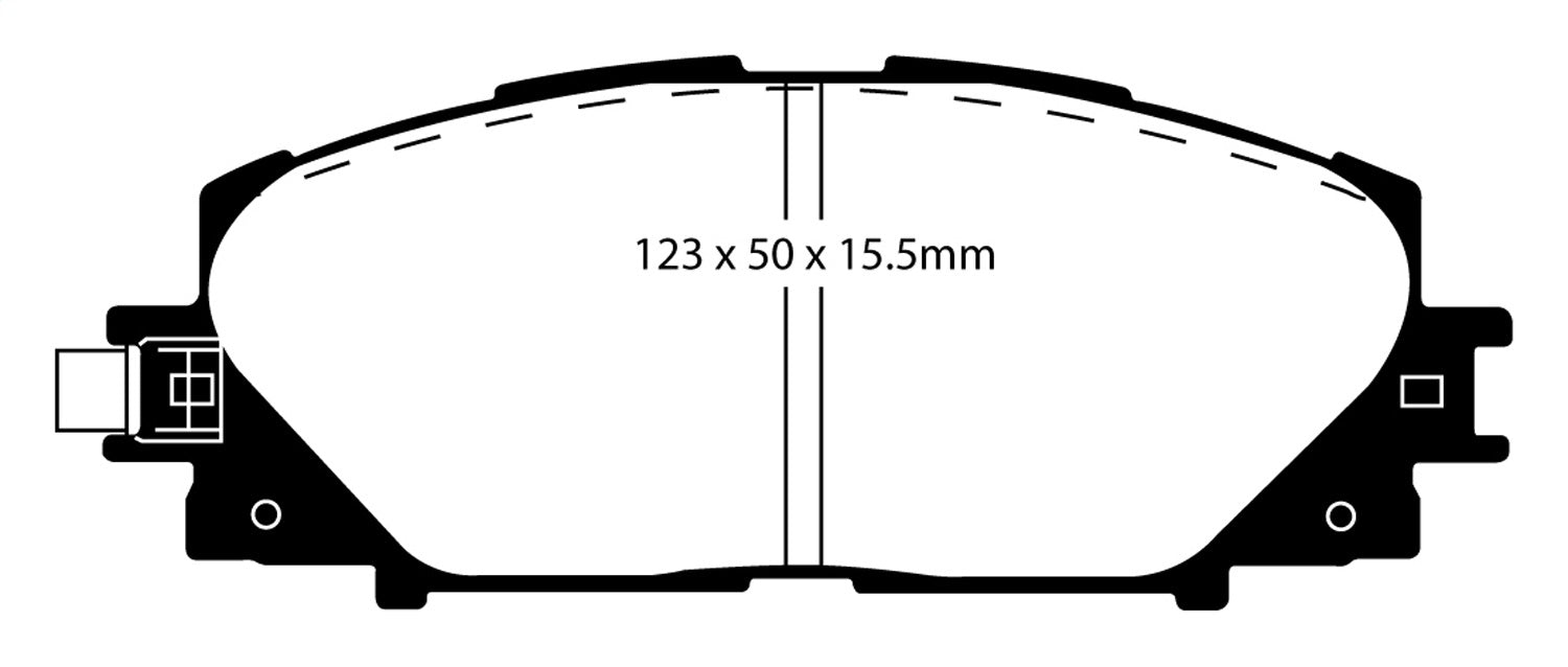 EBC Brakes DP21817 Greenstuff 2000 Series Sport Brake Pads - Truck Part Superstore