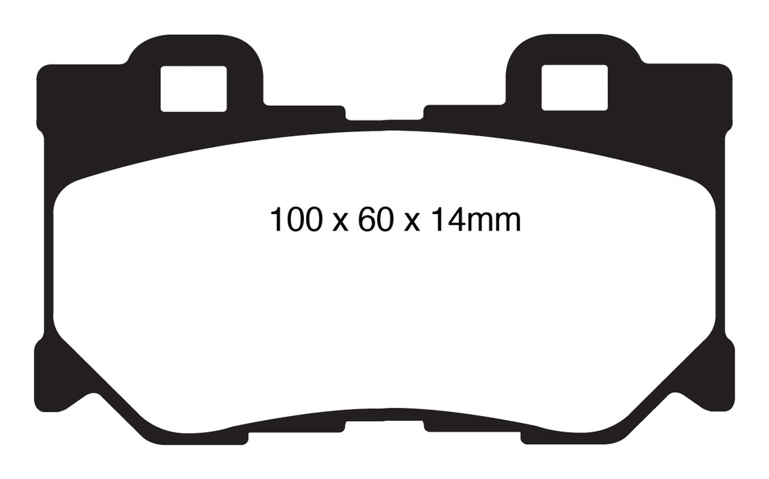 EBC Brakes DP21824 Greenstuff 2000 Series Sport Brake Pads - Truck Part Superstore
