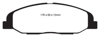 EBC Brakes DP21827 Greenstuff 2000 Series Sport Brake Pads - Truck Part Superstore