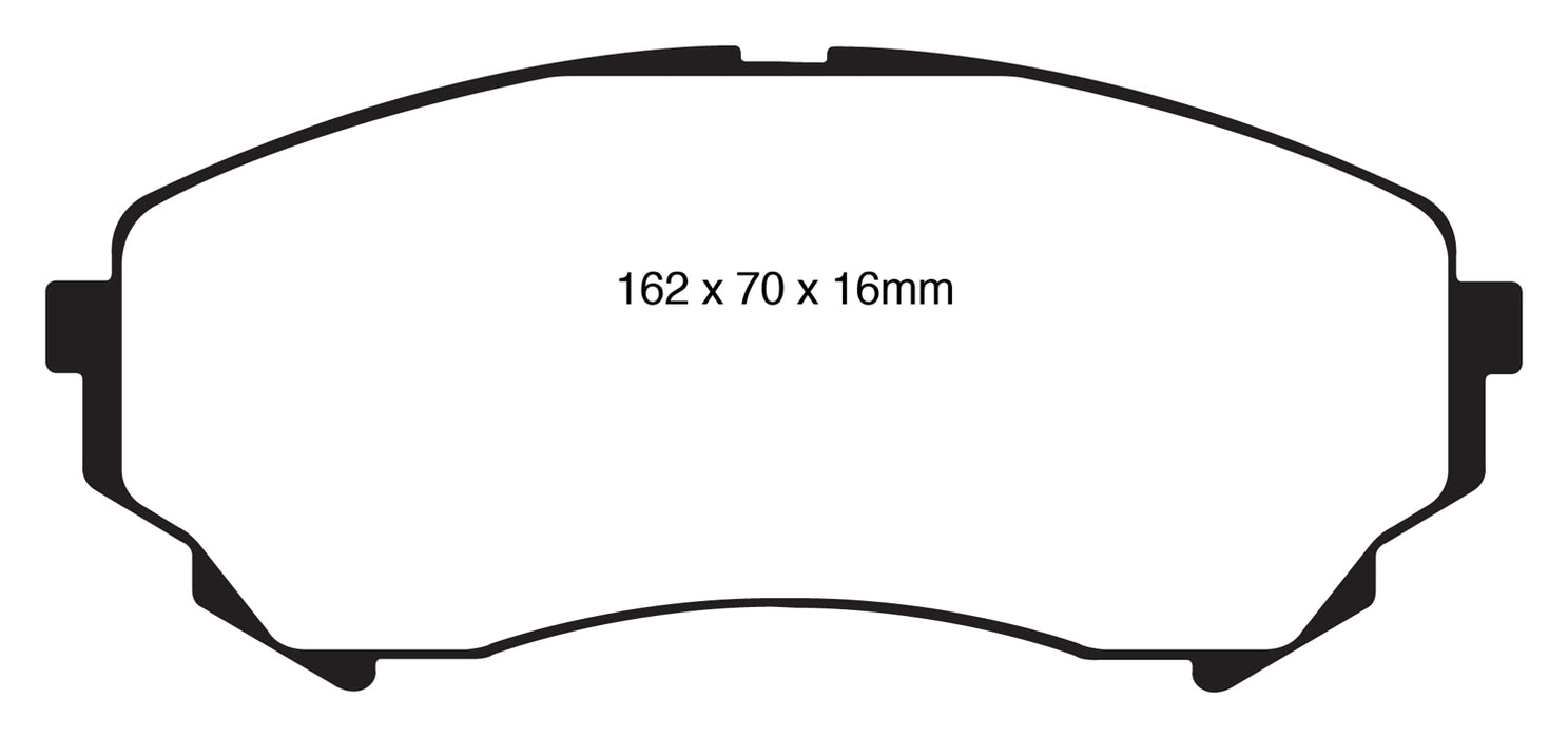 EBC Brakes DP21828 Greenstuff 2000 Series Sport Brake Pads - Truck Part Superstore