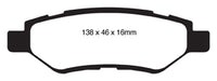 EBC Brakes DP21829 Greenstuff 2000 Series Sport Brake Pads - Truck Part Superstore