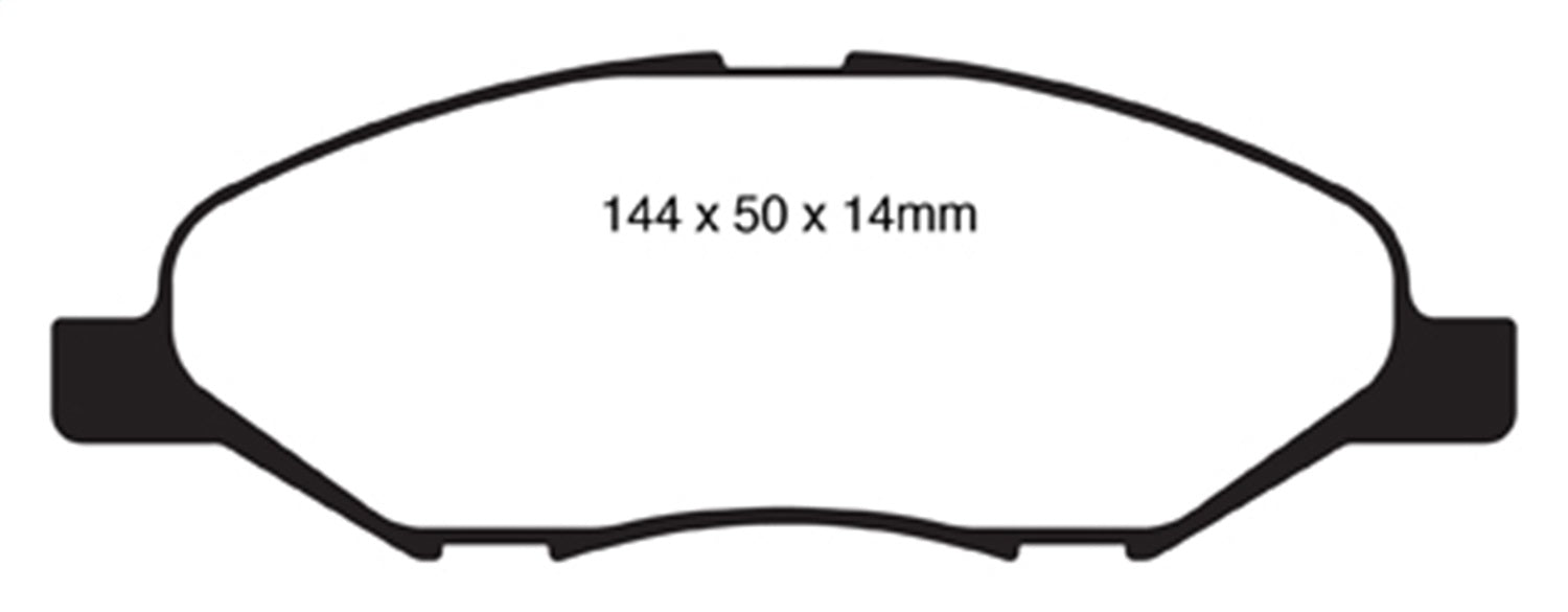EBC Brakes DP21832 Greenstuff 2000 Series Sport Brake Pads - Truck Part Superstore