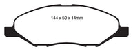 EBC Brakes DP21832 Greenstuff 2000 Series Sport Brake Pads - Truck Part Superstore
