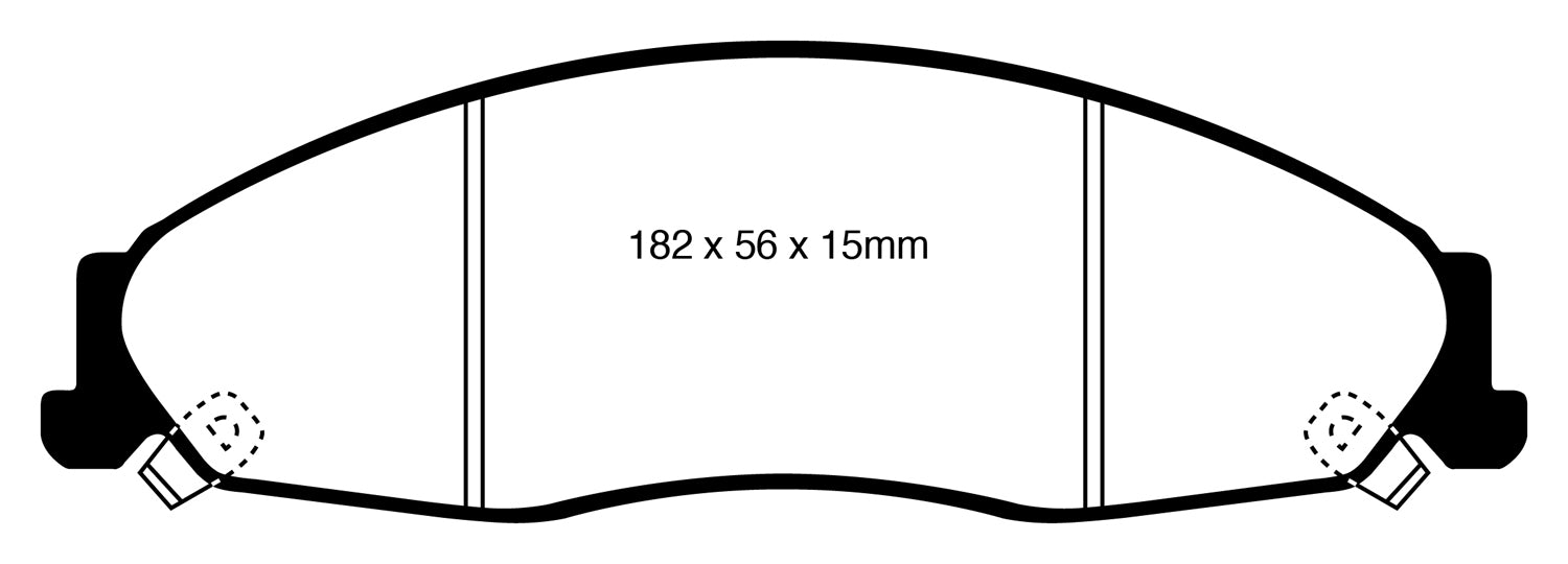 EBC Brakes DP21841 Greenstuff 2000 Series Sport Brake Pads - Truck Part Superstore