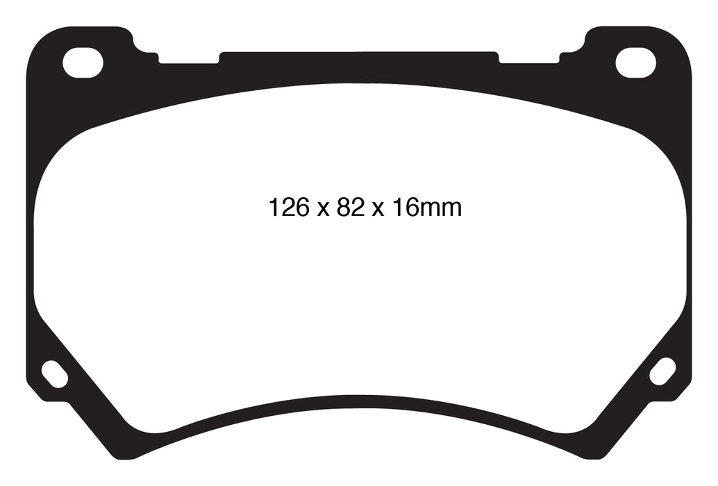 EBC Brakes DP21849 Greenstuff 2000 Series Sport Brake Pads - Truck Part Superstore