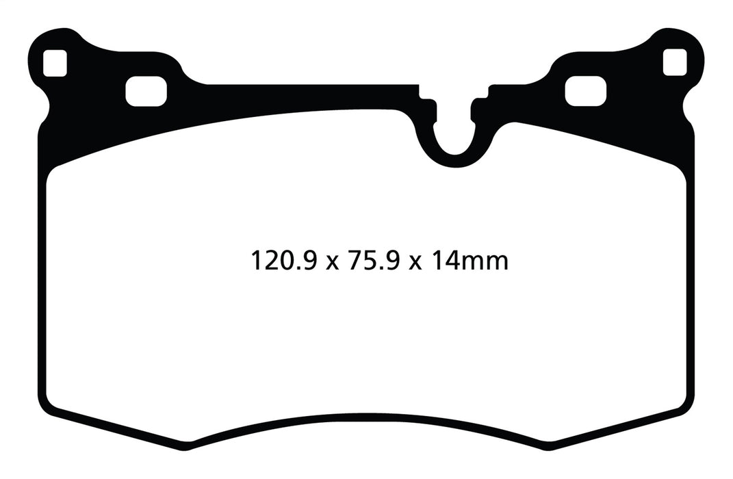 EBC Brakes DP21854 Greenstuff 2000 Series Sport Brake Pads - Truck Part Superstore