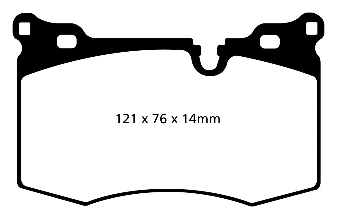 EBC Brakes DP21854 Greenstuff 2000 Series Sport Brake Pads - Truck Part Superstore