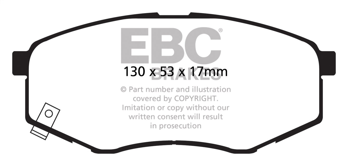 EBC Brakes DP21866 Greenstuff 2000 Series Sport Brake Pads - Truck Part Superstore